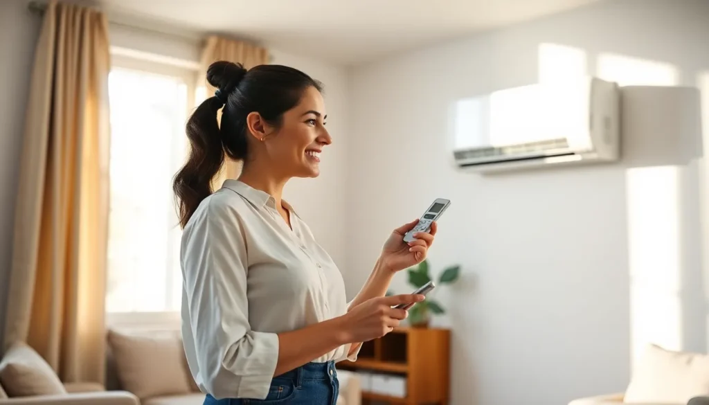 how to turn on uy48lo air conditioner